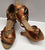 2.5" Crystal Ray II -- Women's Latin Ballroom Sandal -- Tan Satin