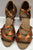 2.5" Crystal Ray II -- Women's Latin Ballroom Sandal -- Tan Satin