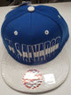 El Salvador -- Snapback Baseball Cap -- Royal Blue/White