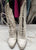 2" Granny -- Women's Lace Up Boot -- Vanilla Satin