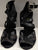 3.5" Isabel II -- Women's Flare Heel Latin Sandal -- Black