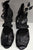 3.5" Isabel II -- Women's Flare Heel Latin Sandal -- Black