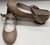 .75" Jeremie -- Flat Heel Ballroom Shoe -- Tan