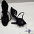 3" Marquita -- Wos Latin Ballroom Sandal -- Black Satin