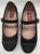 Mary Jane II -- Suede Sole Strap -- Black