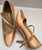 2.5" Monica -- Women's Flare Heel Standard Ballroom Shoe -- Tan Satin