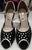 3.5" Nuevaluna -- Women's Tango Shoe -- Black/Silver Polka Dots