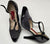 3" Recuerdo -- Women's Tango Shoe -- Grey Suede/Black Patent