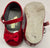 Rhian -- Infant's Mary Jane Strap Shoe -- Red Patent