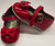 Rhian -- Infant's Mary Jane Strap Shoe -- Red Patent