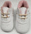 Rickia -- Infant's Sneaker with Soft Sole -- White/Pink