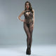 Rihanna -- Women's Camisole Lace Body Stocking -- Black