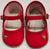 Rise II -- Infant's Mary Jane Strap Shoe -- Red Patent