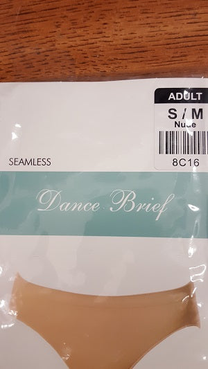 Nude Seamless Dance Briefs
