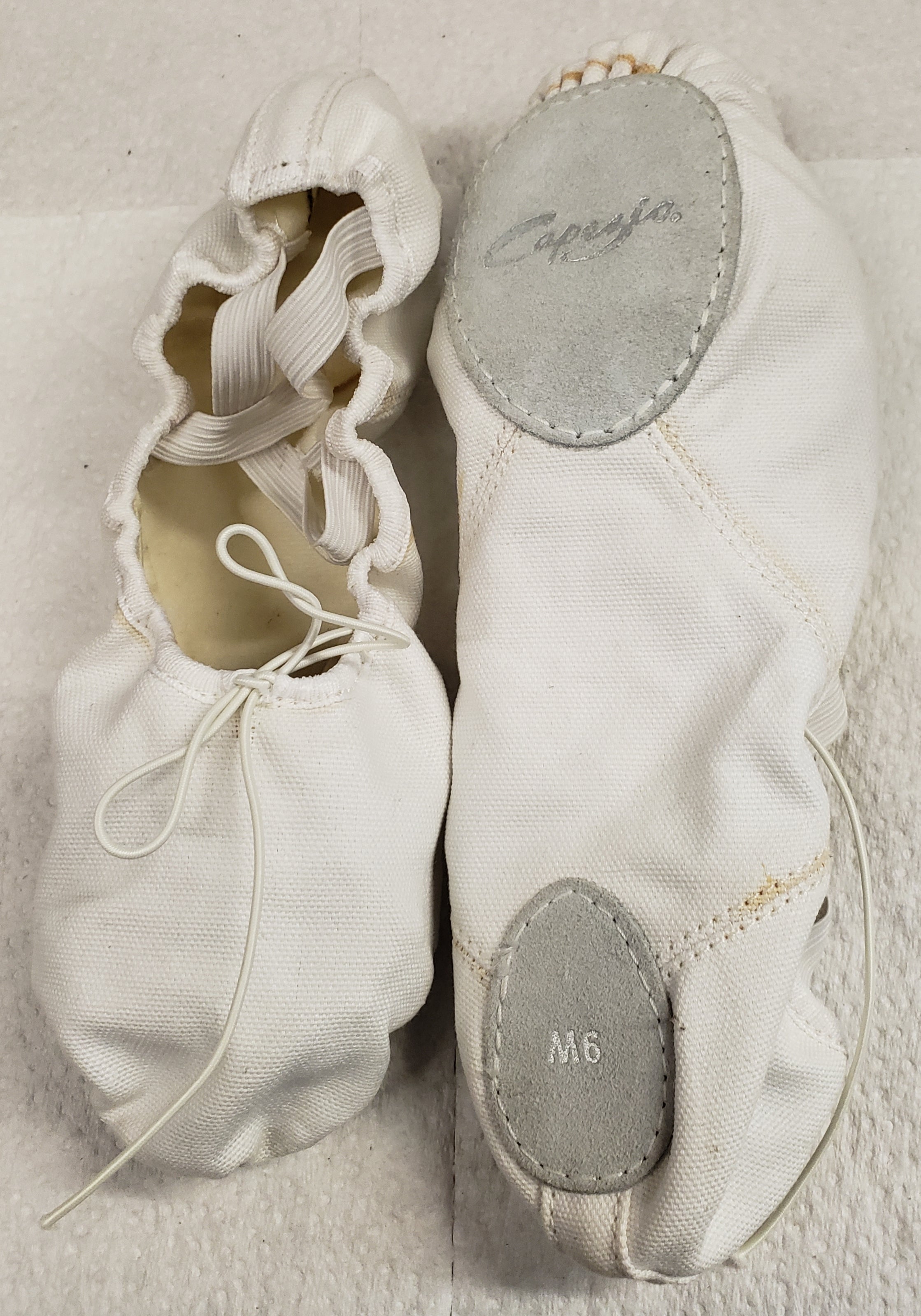 Capezio, Juliet Canvas Split, Sole Ballet Shoes, 2028C, Child