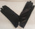 Musau II -- Women's Wrist Length Gloves -- Black Satin